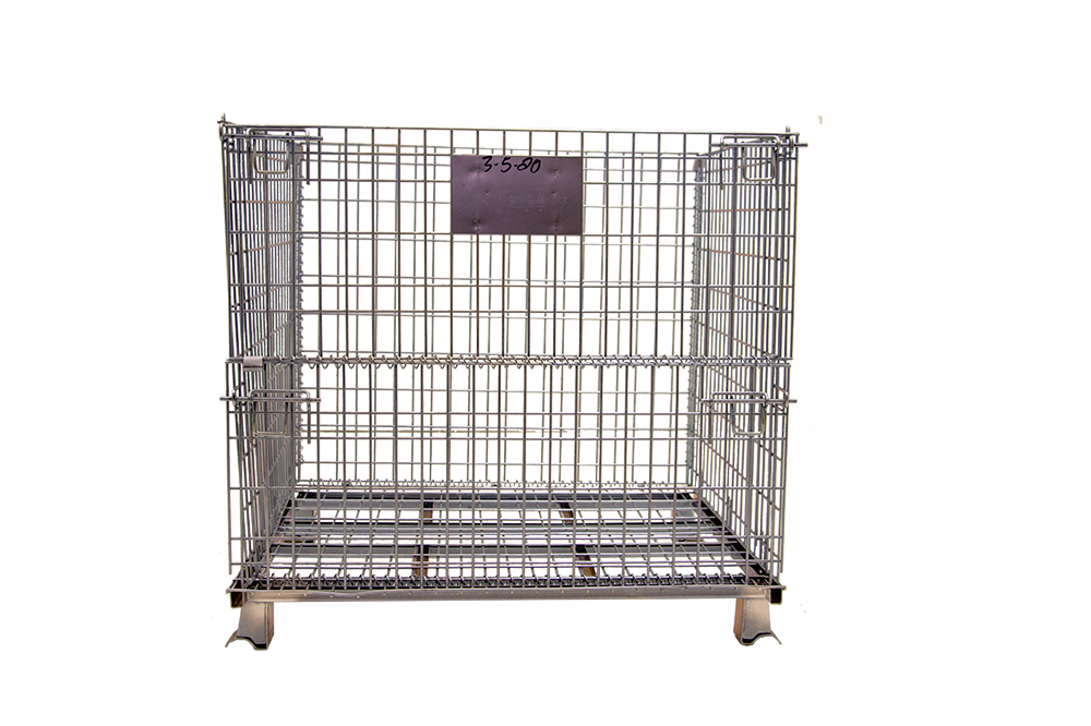 Used Collapsible Industrial Wire Baskets American Surplus
